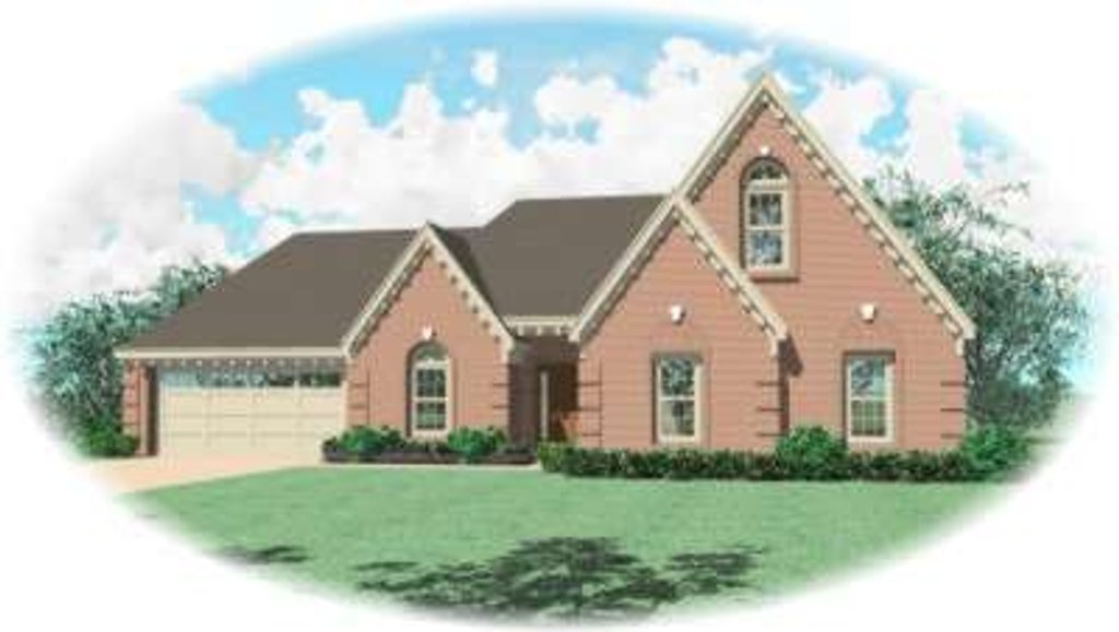 Exterior - Front Elevation 2 for Colonial House Plan #81-875 - 4 bed, 3 bath