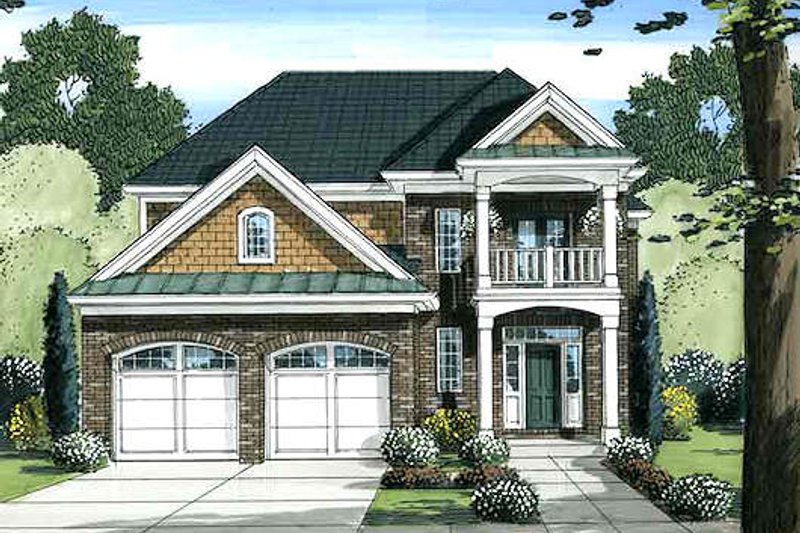 Dream House Plan - Traditional Exterior - Front Elevation Plan #46-493