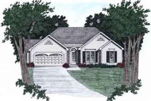 Traditional Exterior - Front Elevation Plan #129-110