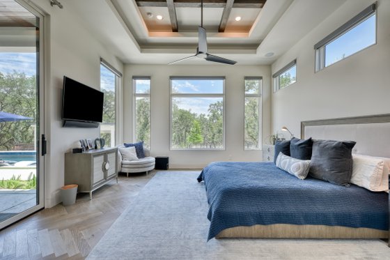 Interior - Master Bedroom for Modern House Plan #1110-39 - 5 bed, 4.5 bath