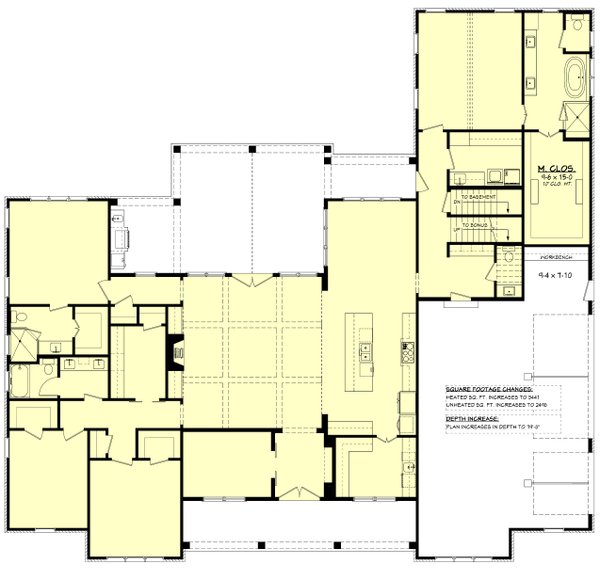 Farmhouse Floor Plan - Other Floor Plan #430-397