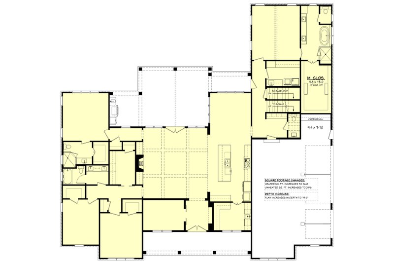 Architectural House Design - Floor Plan - Other Floor for Farmhouse House Plan #430-397 - 4 bed, 3.5 bath
