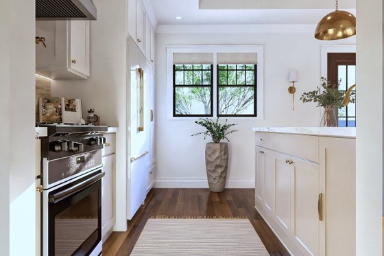 Interior - Kitchen 1 for Cottage House Plan #54-685 - 2 bed, 2 bath
