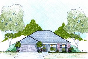 Traditional Exterior - Front Elevation Plan #36-478