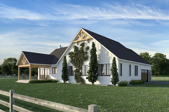 Exterior - Other Elevation for Country House Plan #23-2800 - 3 bed, 2 bath