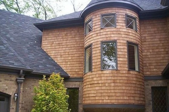 Front View - 8200 square foot European Home
