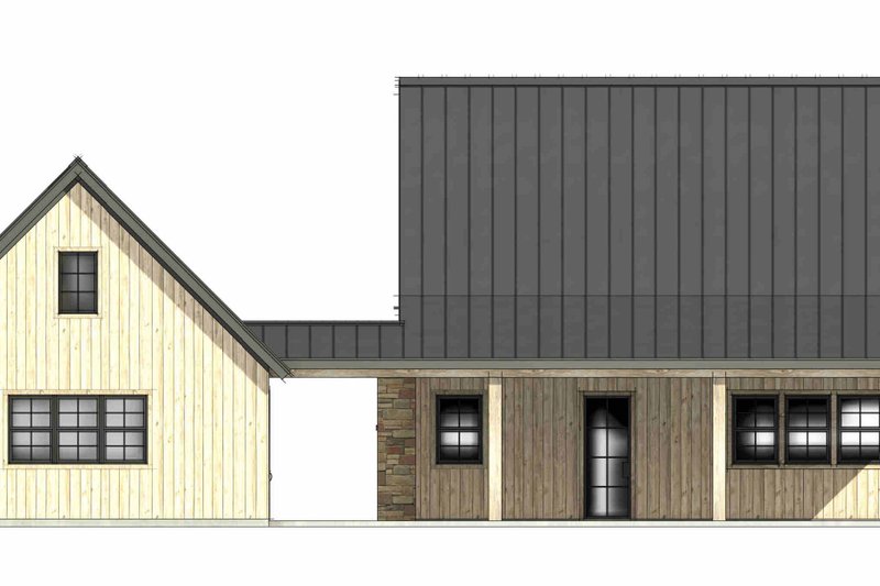 Architectural House Design - Exterior - Rear Elevation 1 for Farmhouse House Plan #1096-159 - 3 bed, 2.5 bath
