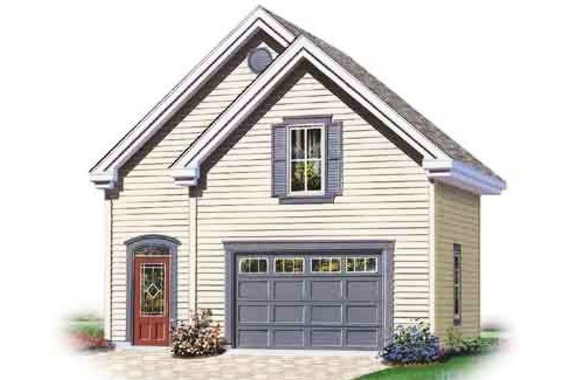 Home Plan - Traditional Exterior - Front Elevation Plan #23-432