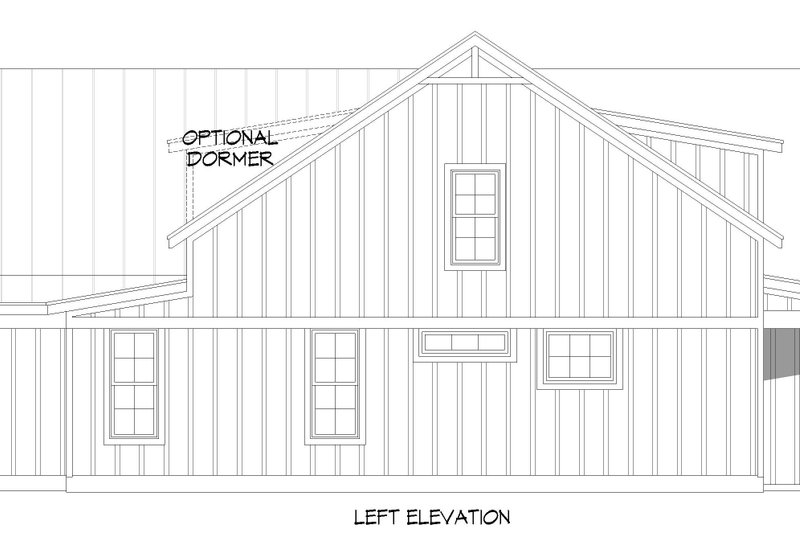 Dream House Plan - Exterior - Other Elevation for Farmhouse House Plan #932-1206 - 3 bed, 3 bath