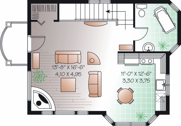 Home Plan - Traditional Floor Plan - Upper Floor Plan #23-874