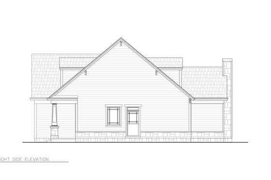 Exterior - Other Elevation 2 for Cottage House Plan #119-479 - 3 bed, 2.5 bath