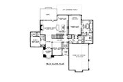 European Style House Plan - 5 Beds 4 Baths 5189 Sq/Ft Plan #413-150 