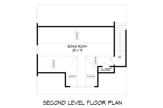 Floor Plan - Upper Floor for Farmhouse House Plan #932-388 - 4 bed, 3 bath