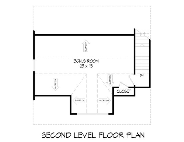 Farmhouse Floor Plan - Upper Floor Plan #932-388