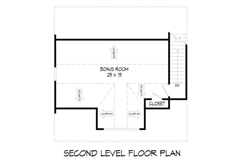 House Blueprint - Floor Plan - Upper Floor for Farmhouse House Plan #932-388 - 4 bed, 3 bath