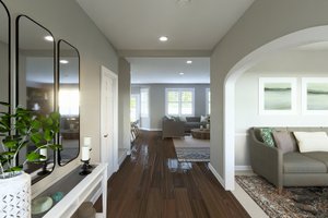 Interior - Entry 2 for Traditional House Plan #1060-208 - 4 bed, 2.5 bath