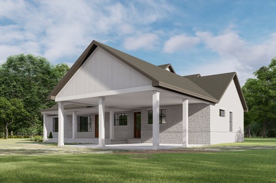 Exterior - Other Elevation 3 for Farmhouse House Plan #1092-72 - 3 bed, 3.5 bath
