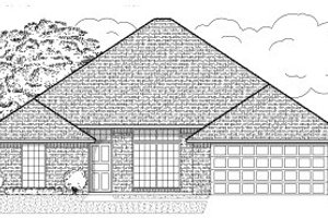 Traditional Exterior - Front Elevation Plan #65-399