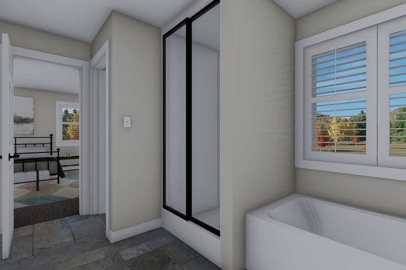 House Plan Design - Interior - Master Bathroom 2 for Traditional House Plan #1060-105 - 4 bed, 2.5 bath