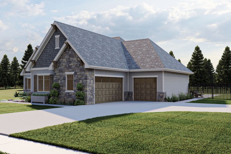 Architectural House Design - Exterior - Other Elevation for Cottage House Plan #455-116 - 2 bed, 2.5 bath