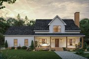 Farmhouse Style House Plan - 3 Beds 2.5 Baths 2000 Sq/Ft Plan #1117-39 Exterior 
