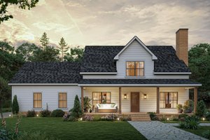 Farmhouse Exterior - Front Elevation Plan #1117-39