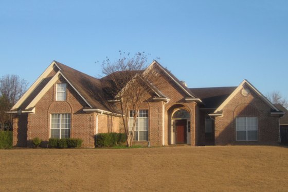 Exterior - Front Elevation for Traditional House Plan #329-254 - 3 bed, 2 bath