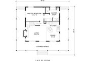 Cabin Style House Plan - 3 Beds 2 Baths 1479 Sq/Ft Plan #140-121 