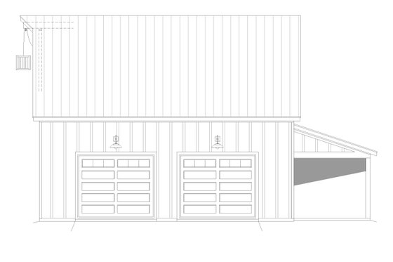 Exterior - Front Elevation 3 for Traditional House Plan #932-429, 0 bath