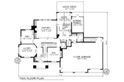 European Style House Plan - 4 Beds 3 Baths 3313 Sq/Ft Plan #70-505 