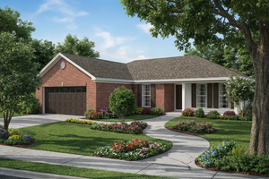 Traditional Exterior - Front Elevation Plan #17-656