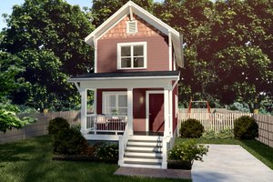 Farmhouse Exterior - Front Elevation Plan #79-277
