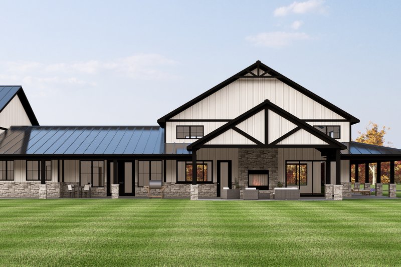 Architectural House Design - Exterior - Other Elevation 5 for Barndominium House Plan #1064-371 - 3 bed, 2.5 bath