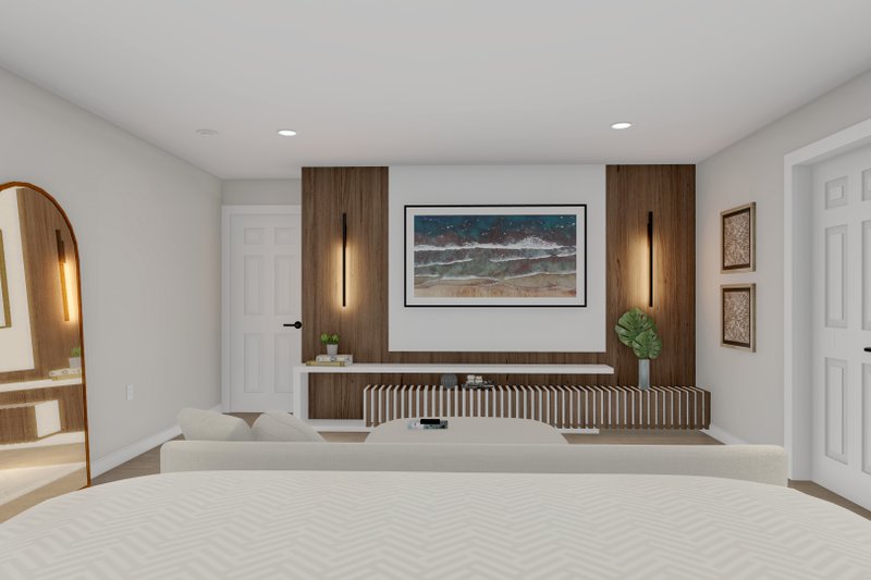 Architectural House Design - Interior - Master Bedroom 3 for Farmhouse House Plan #1060-178 - 4 bed, 2.5 bath