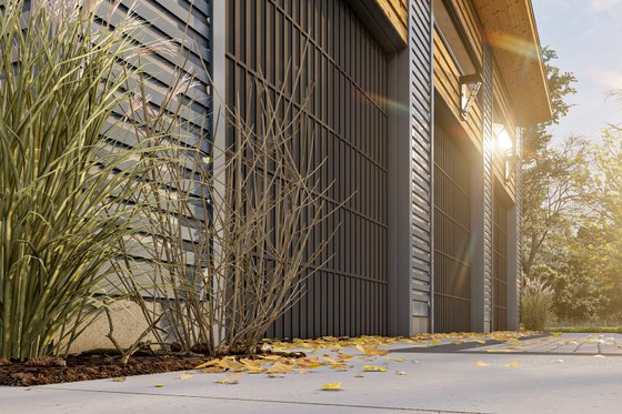 Exterior - Other Elevation 3 for Modern House Plan #455-45, 0 bath