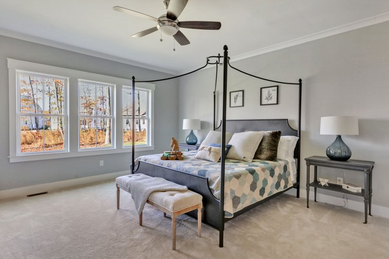 Architectural House Design - Interior - Master Bedroom for Country House Plan #1080-12 - 4 bed, 4 bath
