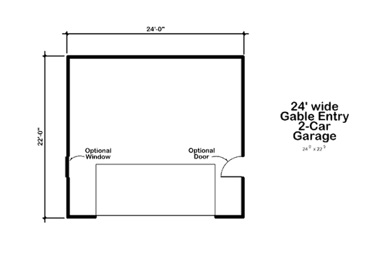 Floor Plan - Main Floor for Traditional House Plan #312-739, 0 bath