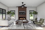 Modern Style House Plan - 3 Beds 2.5 Baths 2219 Sq/Ft Plan #455-585 
