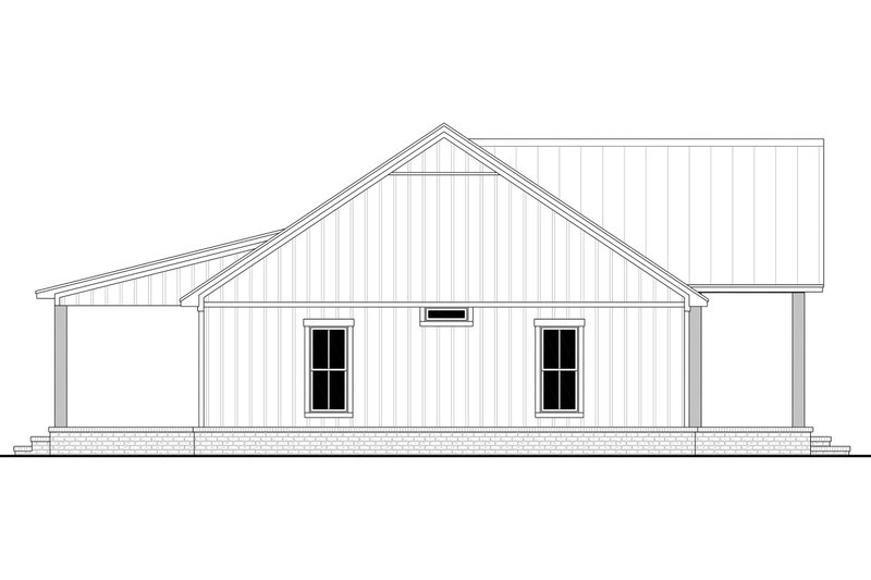 House Plan Design - Exterior - Other Elevation 1 for Farmhouse House Plan #430-432 - 4 bed, 3 bath