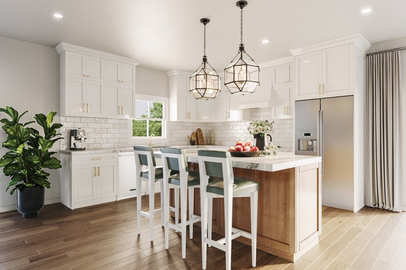 House Blueprint - Interior - Kitchen for Farmhouse House Plan #1117-39 - 3 bed, 2.5 bath