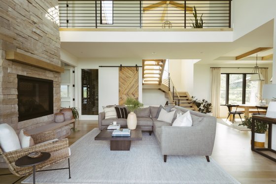 Interior - Family Room 1 for Farmhouse House Plan #1042-22 - 5 bed, 5 bath