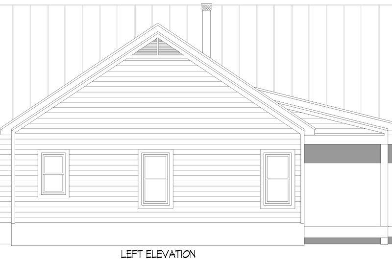 Dream House Plan - Exterior - Other Elevation for Country House Plan #932-1069 - 2 bed, 2 bath