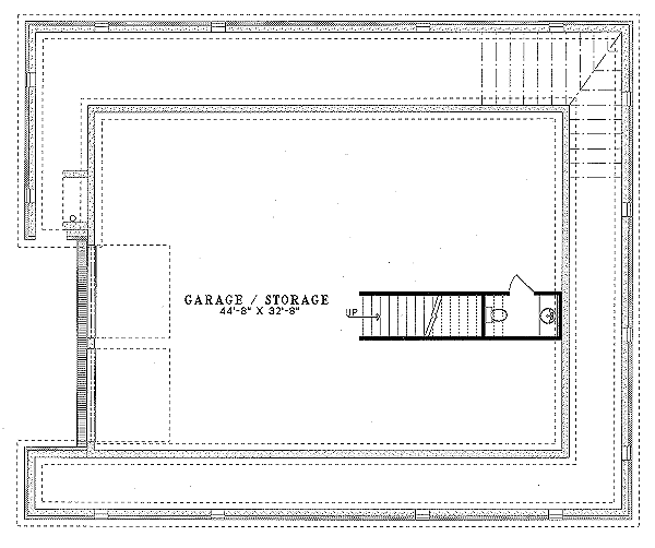 Dream House Plan - Southern Floor Plan - Lower Floor Plan #17-2053