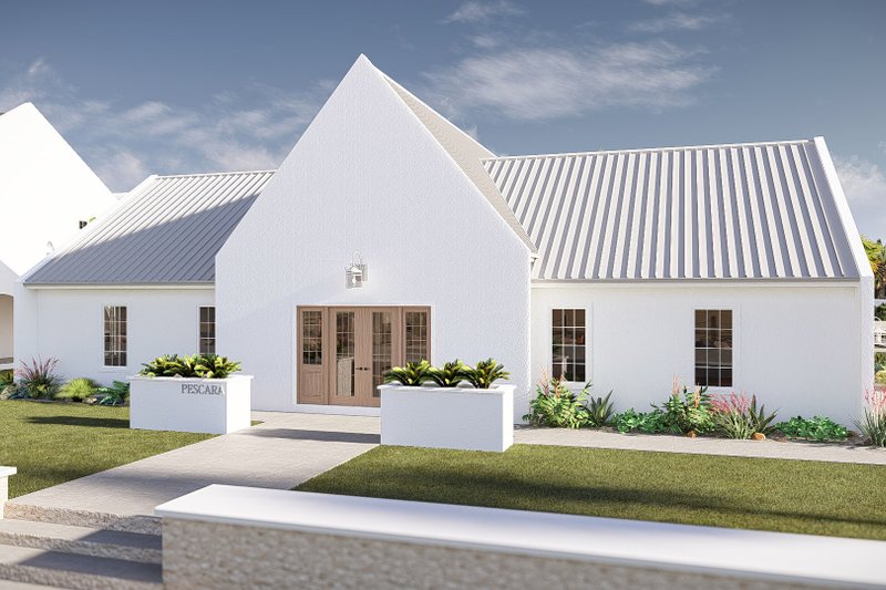 House Blueprint - Exterior - Other Elevation for Beach House Plan #455-751 - 3 bed, 2.5 bath