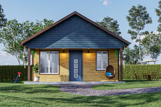 Two-Bedroom ADU House Plan