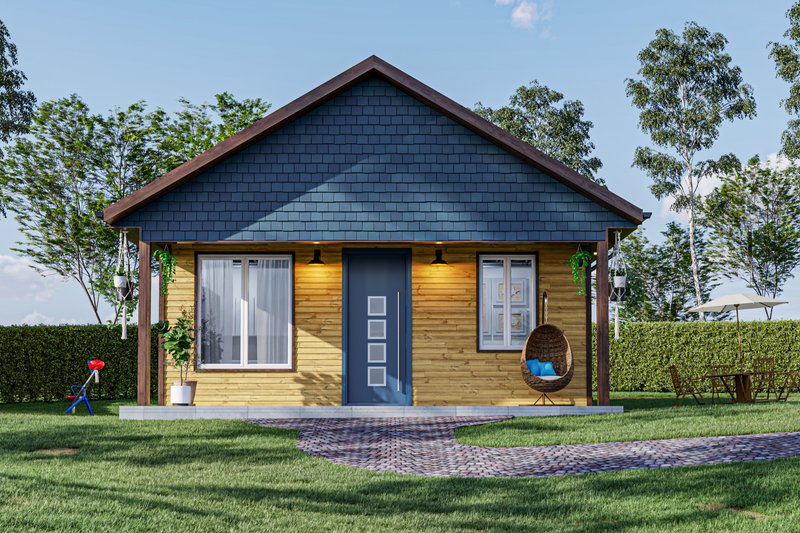 Dream House Plan - Modern Exterior - Front Elevation Plan #1106-12