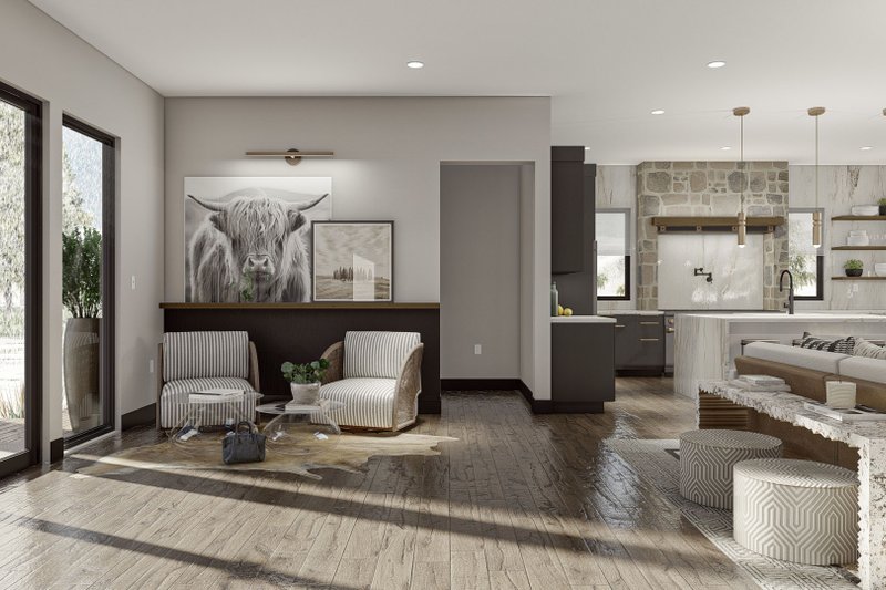 Dream House Plan - Interior - Entry for Modern House Plan #455-617 - 4 bed, 3.5 bath