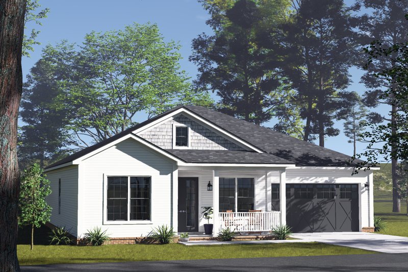 Architectural House Design - Exterior - Other Elevation 3 for Farmhouse House Plan #513-2428 - 4 bed, 2.5 bath