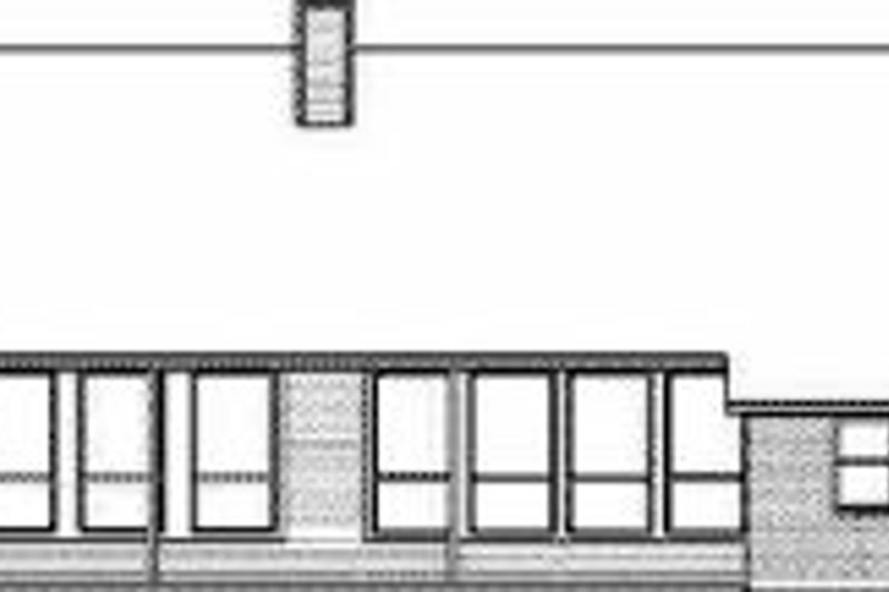 Home Plan - Exterior - Rear Elevation for Country House Plan #84-149 - 4 bed, 3 bath