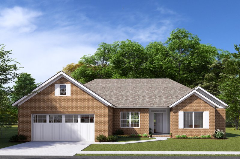 Home Plan - Traditional Exterior - Front Elevation Plan #513-20